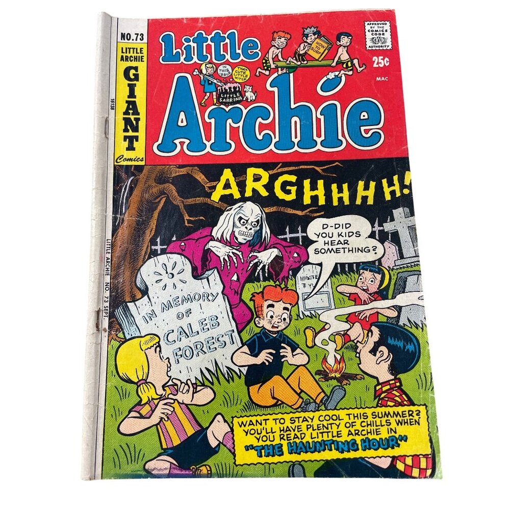Archie Comics Little Archie Giant Comics #73 Sept 1972 Vintage Bagged Boarded